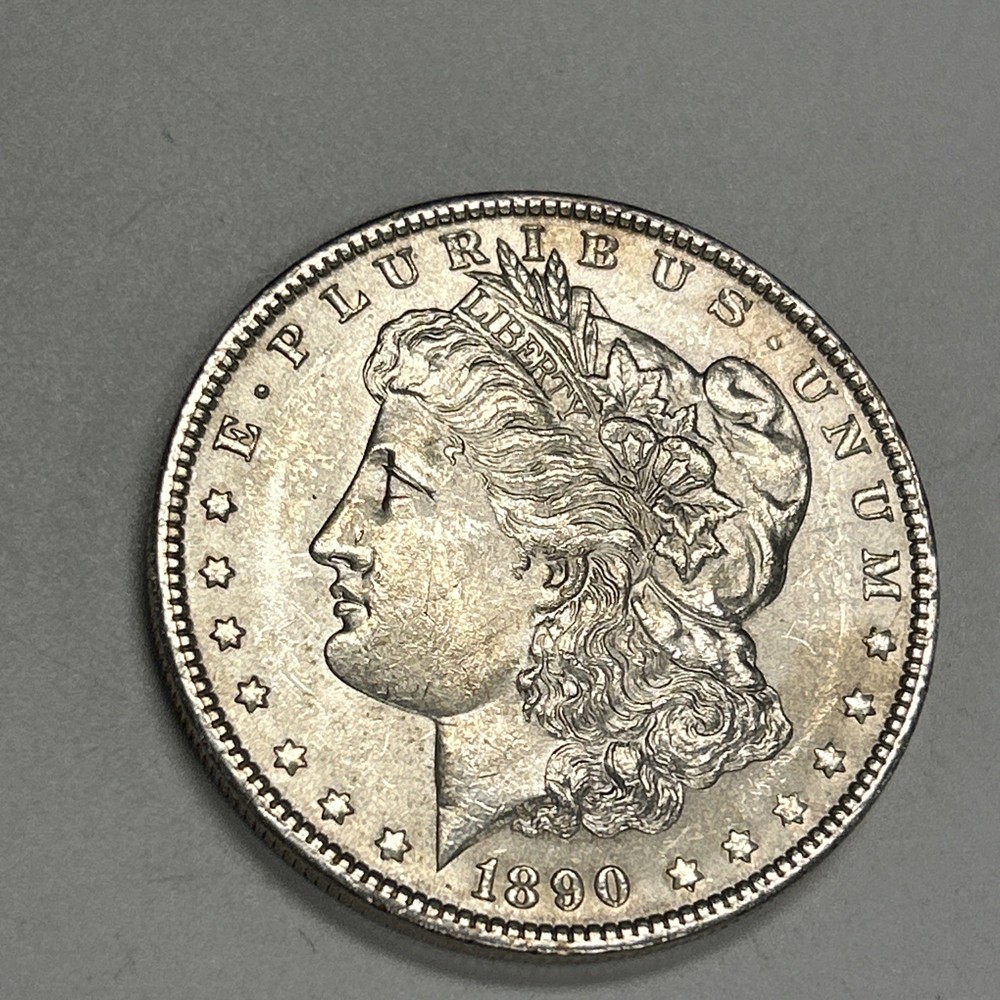 1890 $1 Morgan Silver Dollar BU Uncirculated
