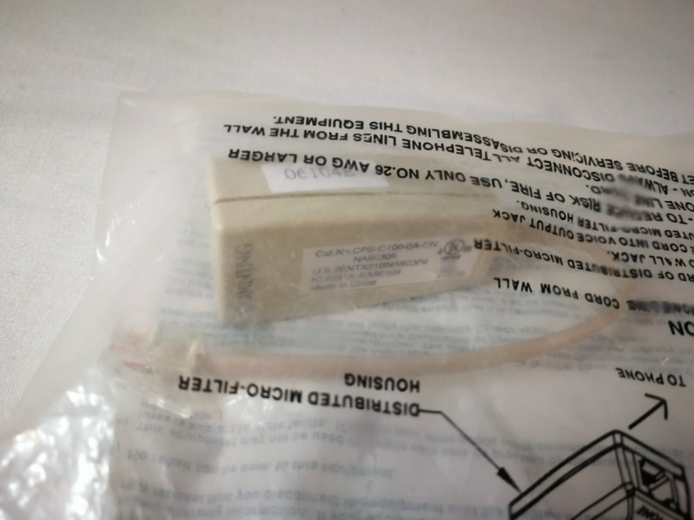 Corning phone line DSL filter CPS-C100-0A-CN