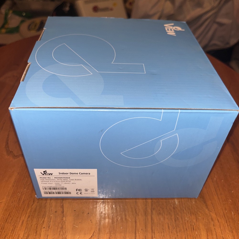 NEW IN BOX View Indoor dome Camera Model# MD4SN704A9