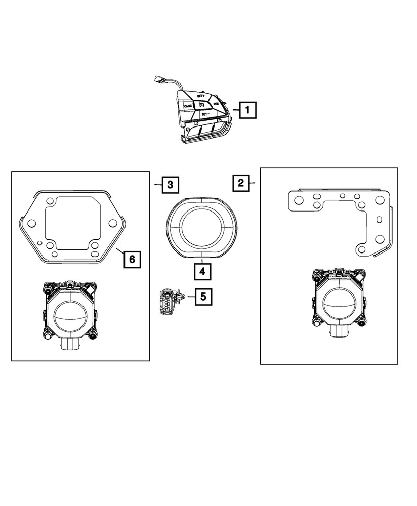 Genuine Mopar Sensor Cover 68251507AB