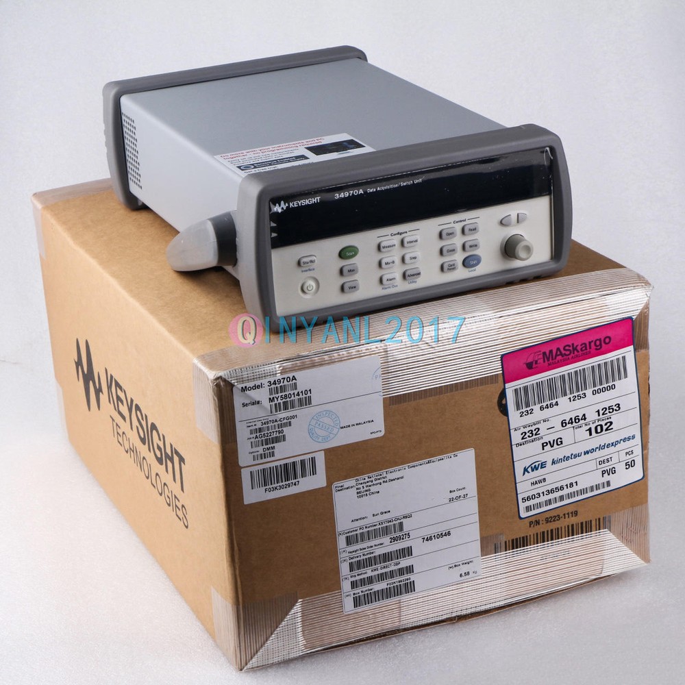 ONE NEW keysight 34970A data acquisition switch 34970A