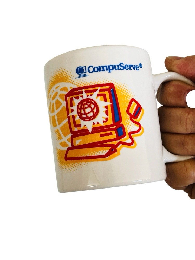 Vintage Computer Computer IT MAC PC Logo Collectible Coffee Mug