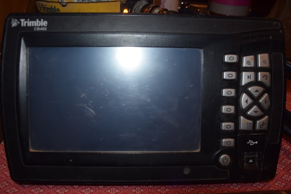 Trimble Machine Grade Control Panel Model CB460 MANY OPTIONS OPENED