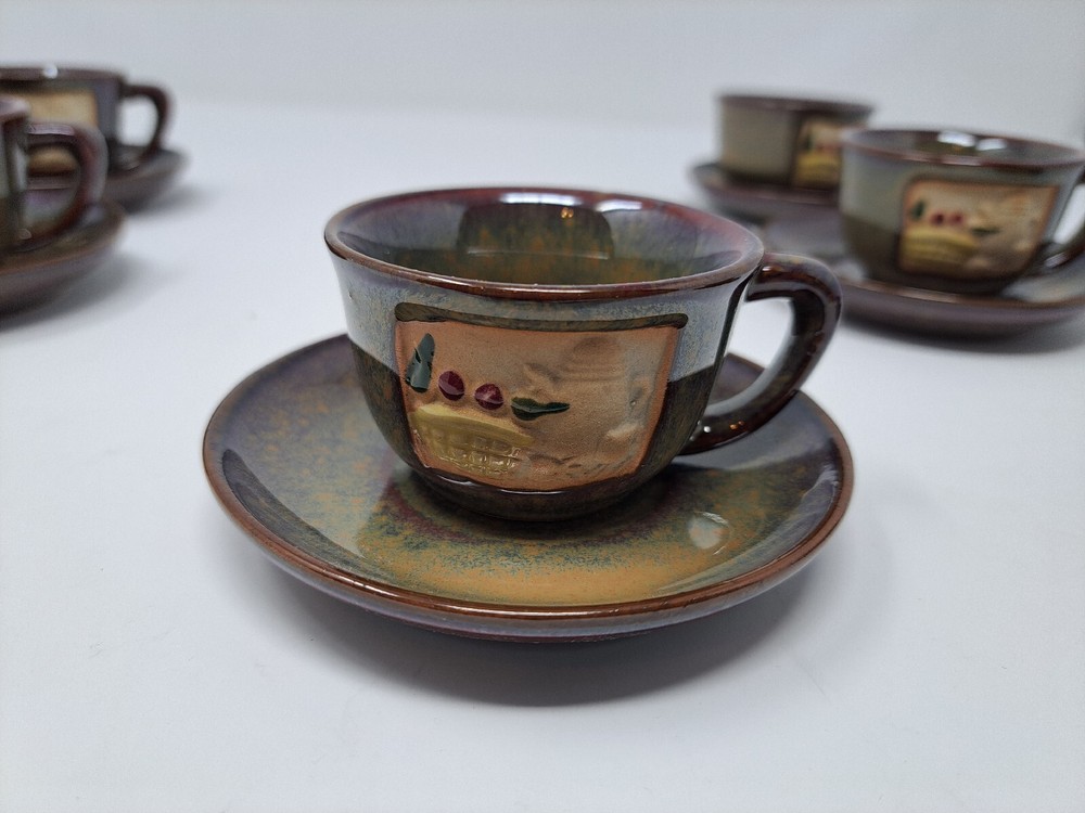 12 Piece Miniature Coffee - Tea Set with Caddy