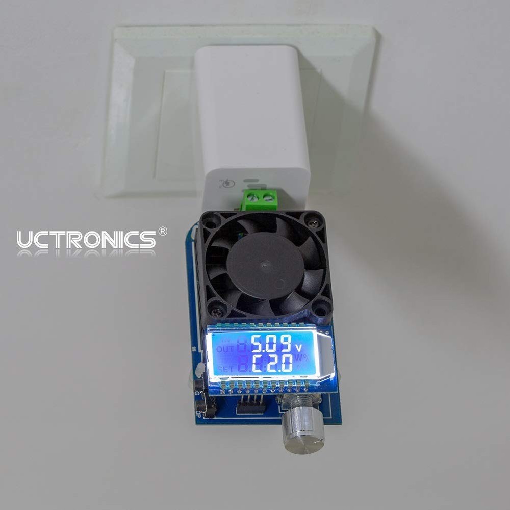 Electronic USB Load Tester, Adjustable Discharge Resistor Module 35W, Test and T