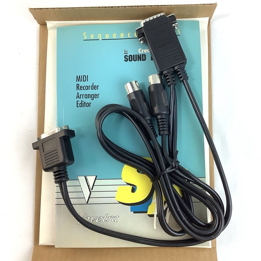 Creative Labs Sound Bolster MIDI Kit Sequencer Plus Pro With Sealed Software