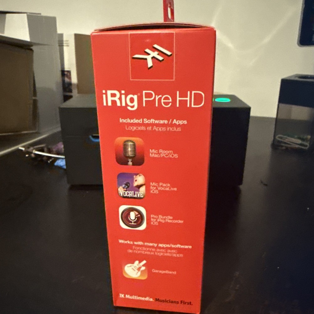 IK Multimedia iRig Pre Microphone Interface (For iPhone, iPod Touch, iPad)