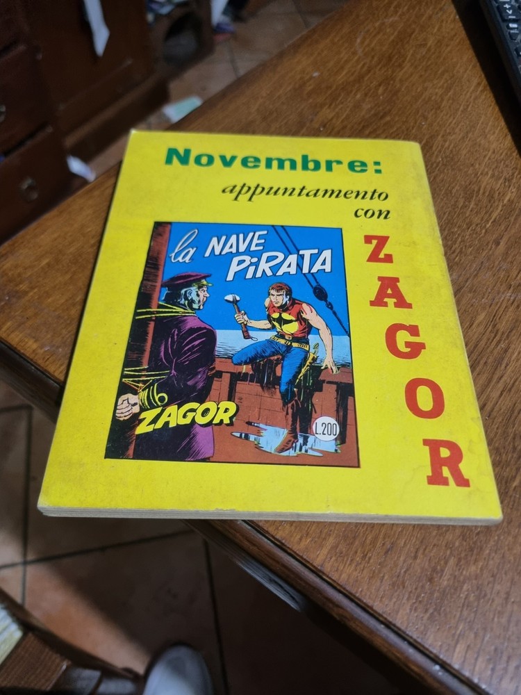 ZAGOR ZENITH ORIGINAL NO. 115 NEVER OPENED AND NEVER READ