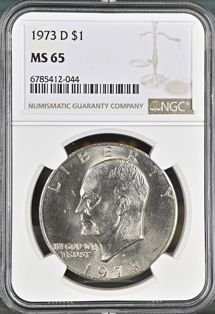 1973-D $1 Eisenhower Dollar NGC MS65 6785412-044
