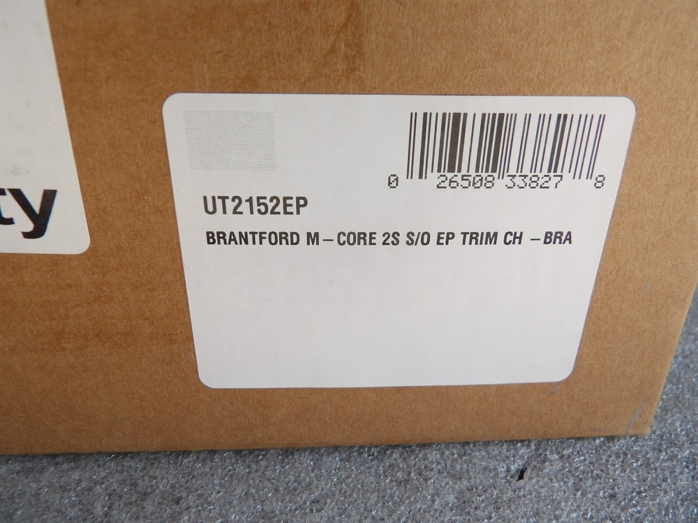 Moen UT2152EP Chrome Brantford Single Function Shower Trim Kit