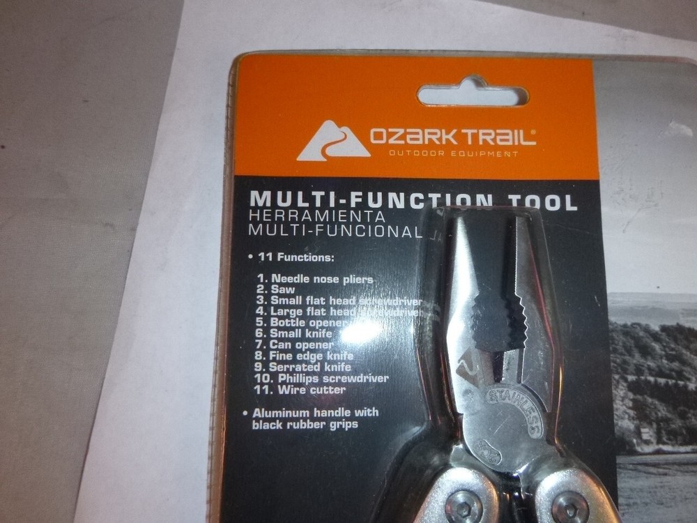 NEW Ozark Trail Multi-Functional Tool Knife with Sheath