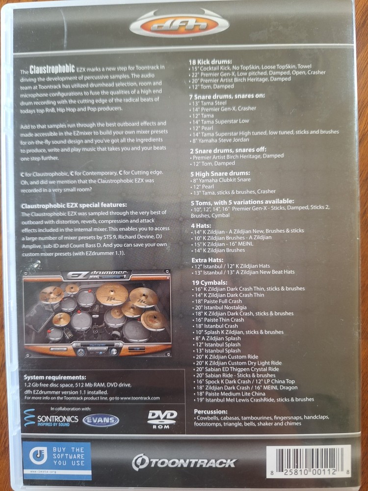 Toontrack Claustrophobic