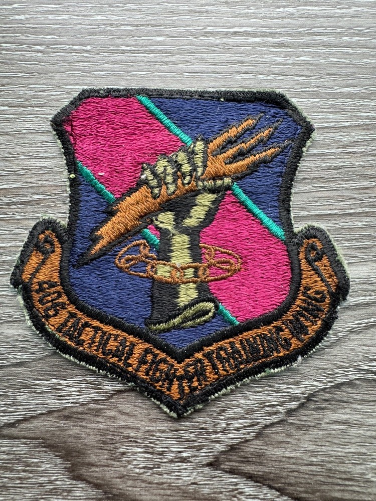 Vintage USAF 406th Tactical Fighter Training Wing Patch
