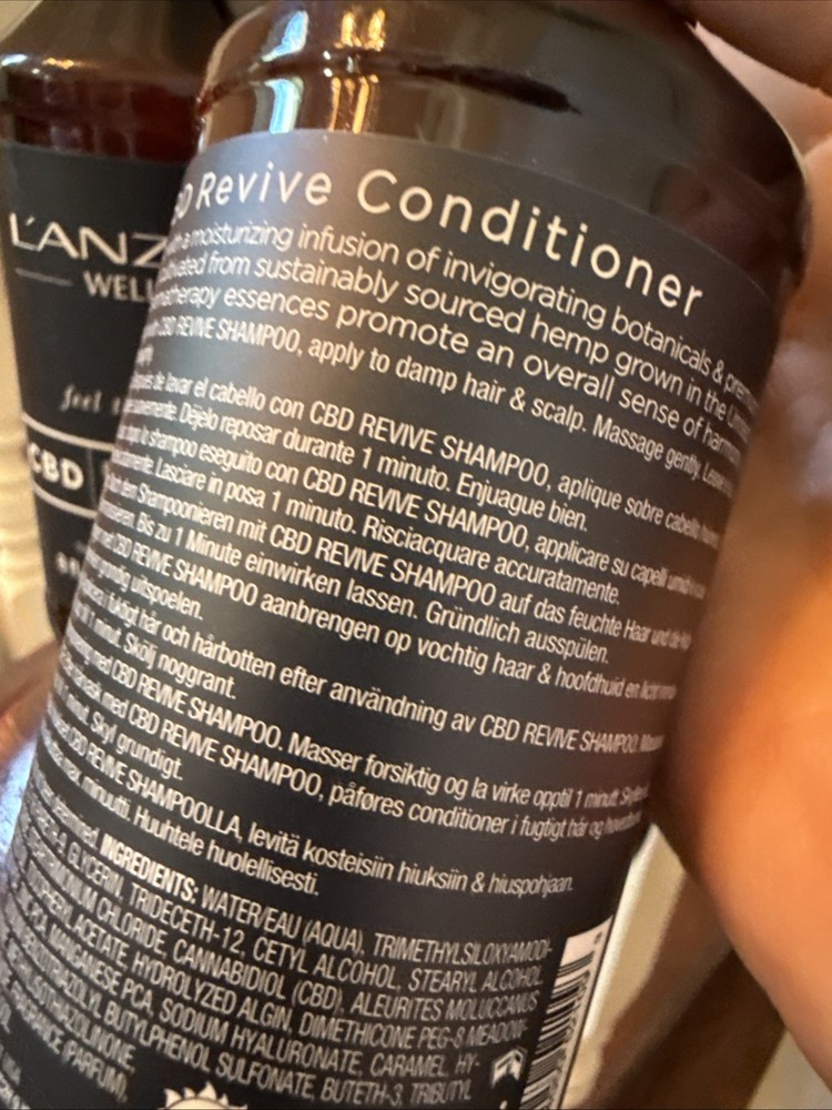L'ANZA Wellness Revive Shampoo And Conditioner 8oz Each Bundle