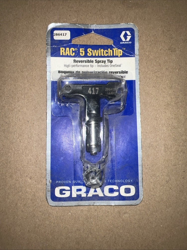 Graco 417 RAC 5 SwitchTip Reversible Spray Tip 286417