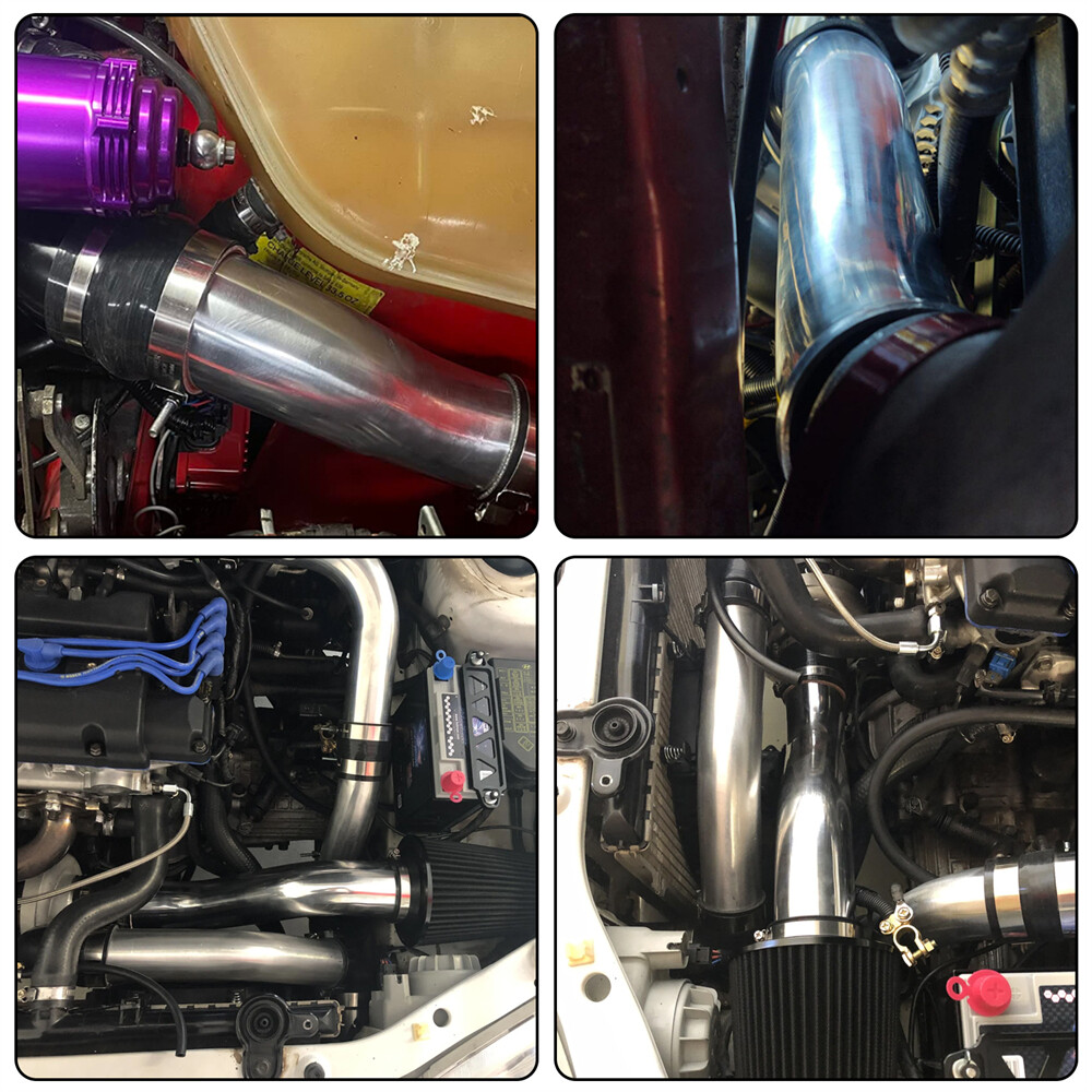 102mm 4" inch Z Shape S Shape Aluminum Turbo Intercooler Pipe Piping Tubing