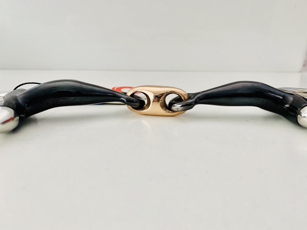 Sweet Iron Eggbutt Snaffle Bit Copper Lozenge (UKSALES25®) *SAME DAY DISPATCH*
