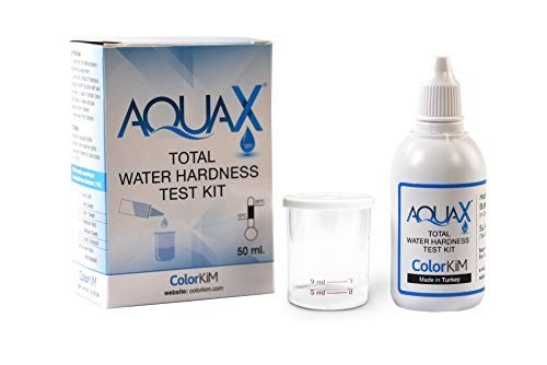 Water Hardness Test Kit for Pool, Aquarium & Drinking Water - Improve Softener E