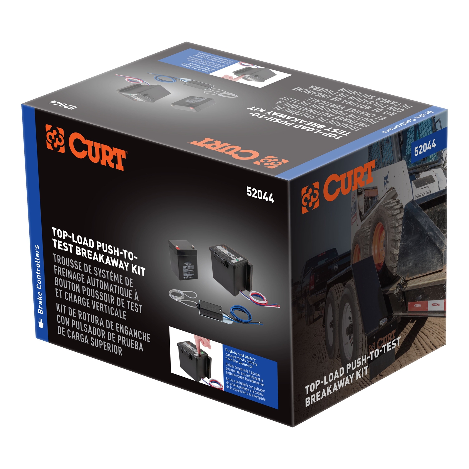 Push-to-Test Breakaway Kit with Top-Load Battery