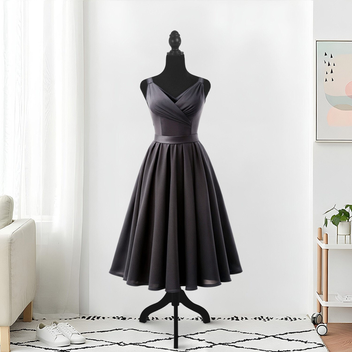 Mannequin Body Dress Form Torso Female Manikin 49.6-63.4 Inch Height Adjustable