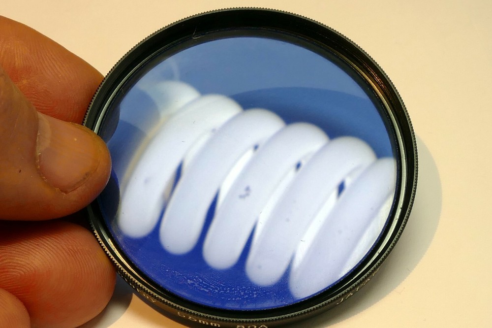 Quantaray 55mm Filter 80A multi-coated deep blue