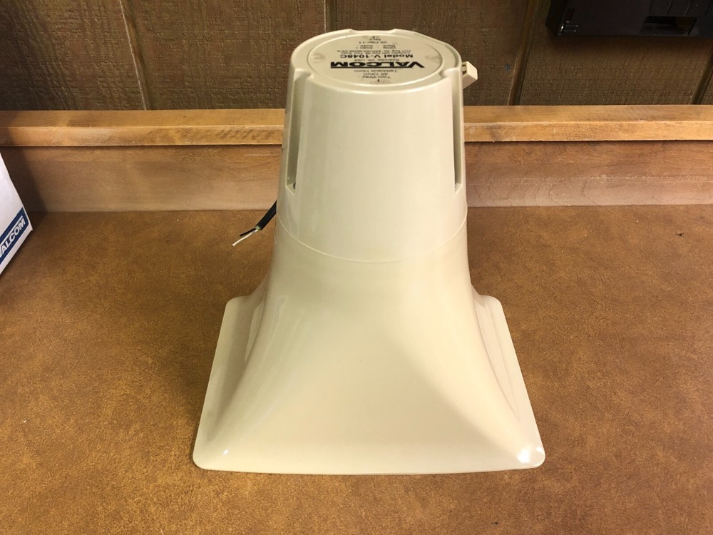 Valcom V-1048C Talkback Paging Horn - Beige