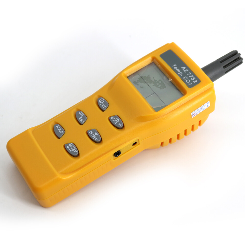 AZ7752 CO2 Meter tester Handheld Analyser Temp TEMPERATURE RH Meter #