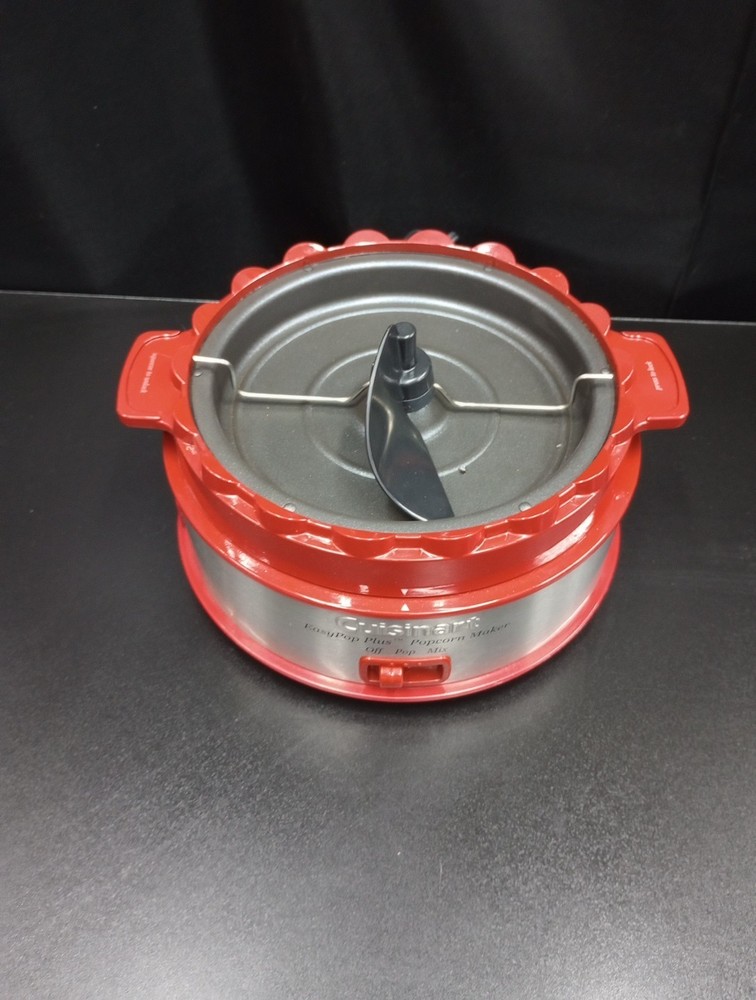 Cuisinart CPM-950 Red 10-cup Easy Pop Plus Popcorn Maker. Tested Working.