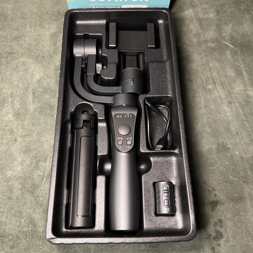 Comitok S5 Pro 3-Axis Smartphone Gimbal Stabilizer - 360 Tracking - Stable