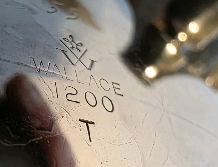 WALLACE Rose Point 1200 TEAPOT Silverplate