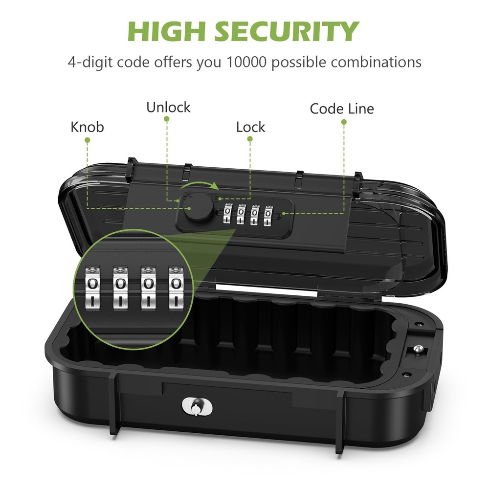 Zulkit Junction Box ABS Plastic Dustproof Waterproof IP67 Electrical Boxes