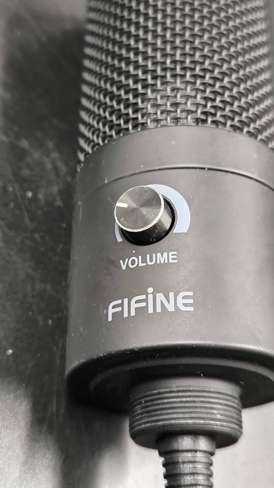 Fifine Microphone Used Working Black