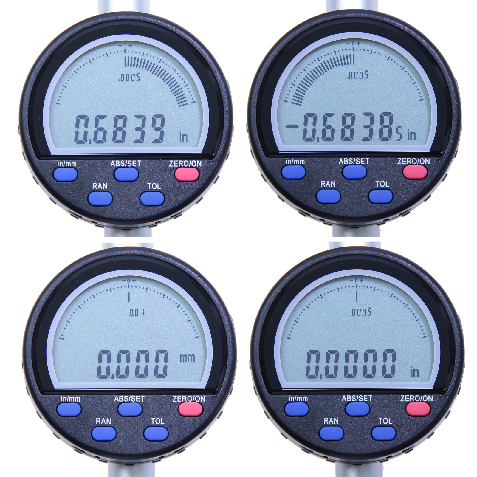 Digital Electronic Indicator 0-1" - Inch/SAE/Metric 0.00005" / 0.01mm
