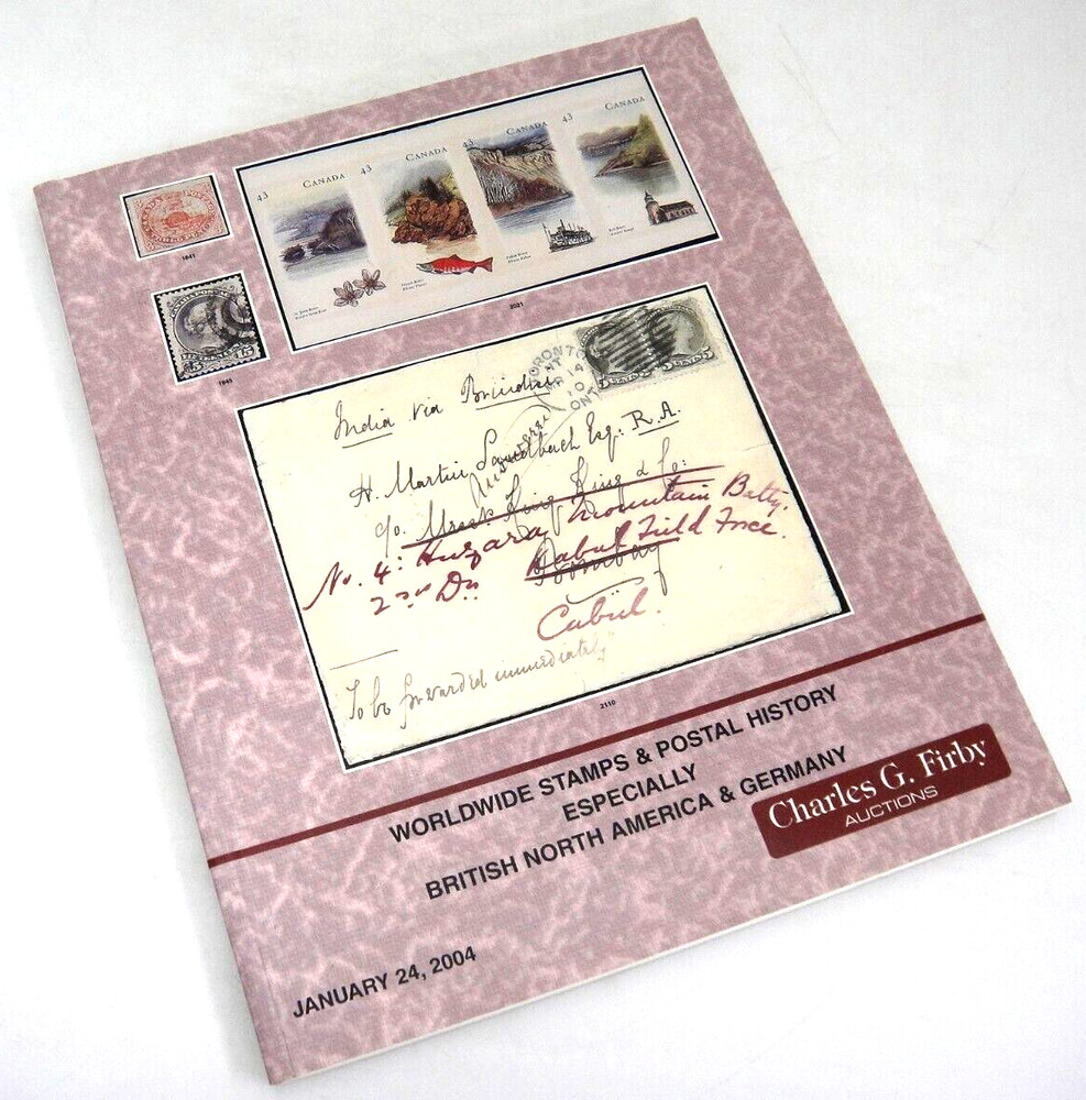 Firby Stamp Auction Catalog 2004 BC Post Confederation Express Mails History