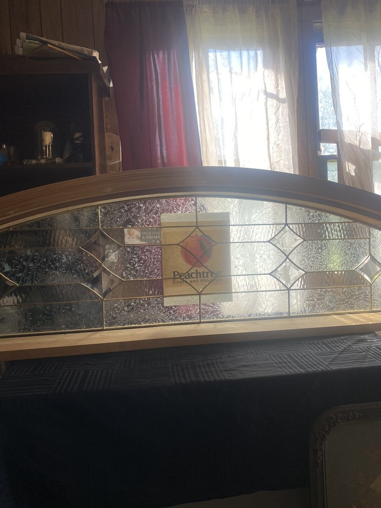 Transom Leaded Brass Window
