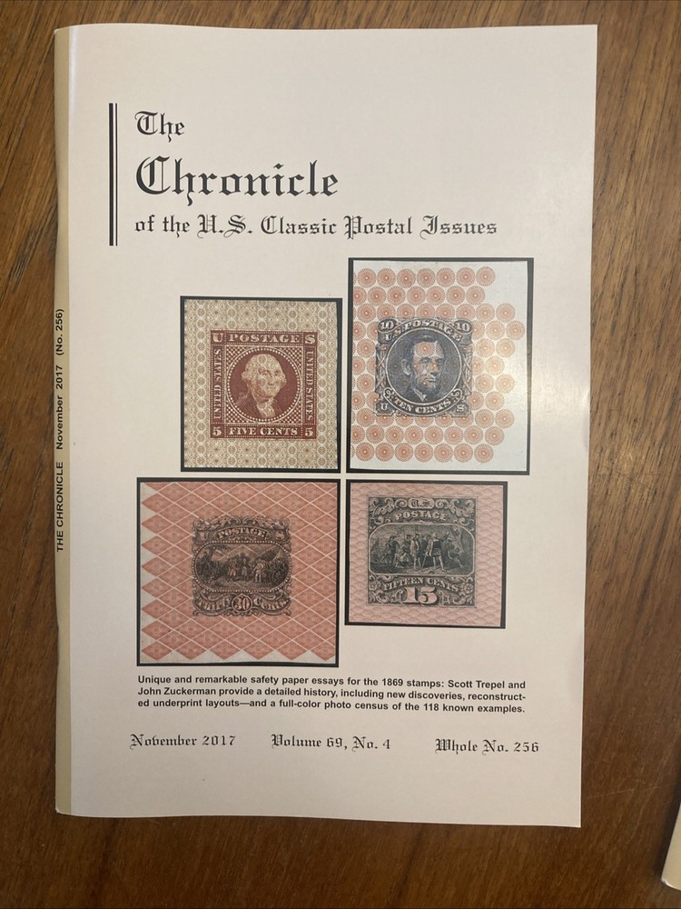 The Chronicle of US Classic Postal Issues 2017 Full year
