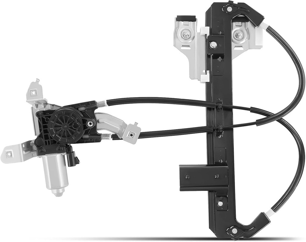 Rear Passenger Side Power Window Regulator with 2-Pin Motor Assembly Compatible