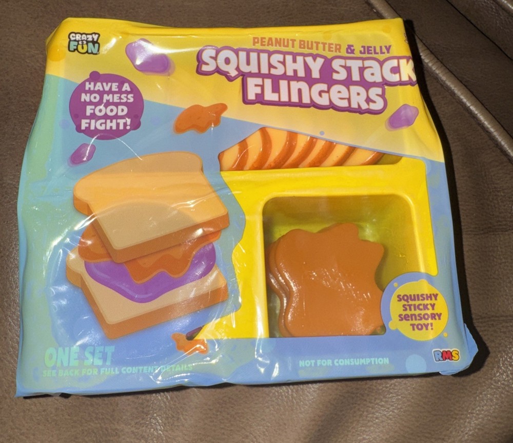 Squishy Stack Flingers Peanut Butter And Jelly