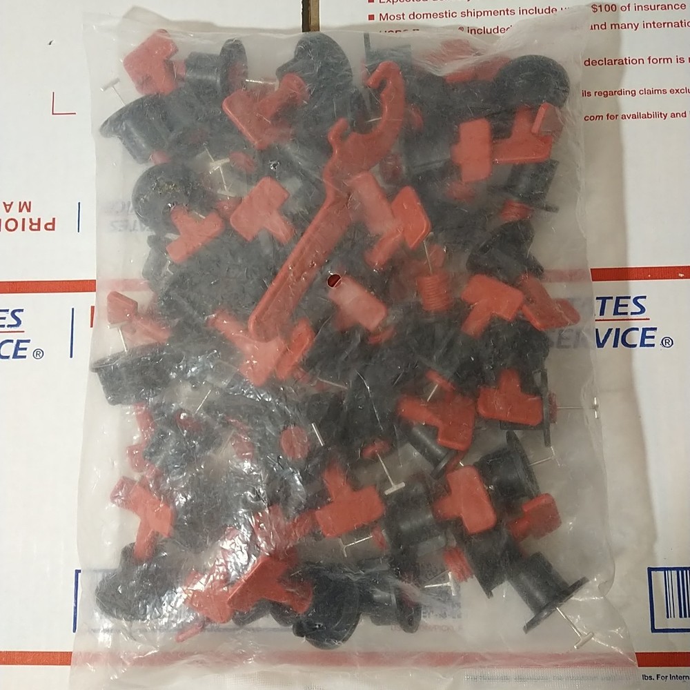 Reusable Anti-Lippage Tile Leveling System Positioning T-lock Floor Tool 50pc
