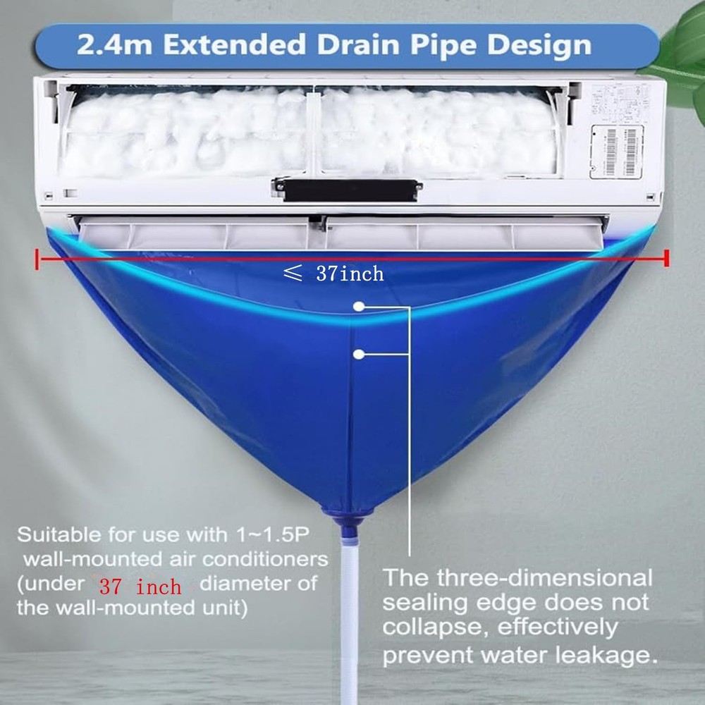 Mini Split Ac Cleaning Kit,Air Conditioner Cover Small, 10pcs
