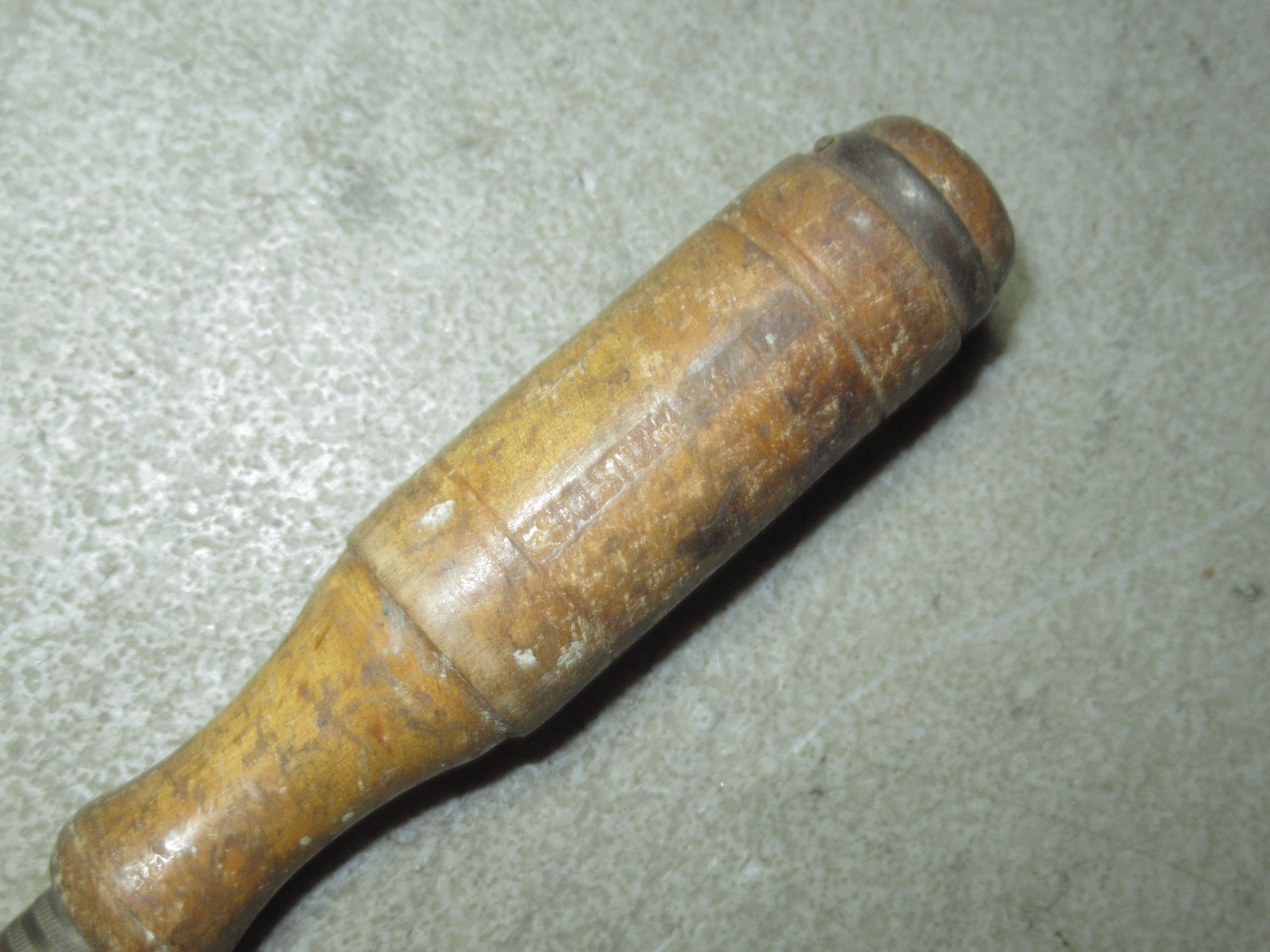 vintage E A Berg Eskilstuna 1/8'' chisel HTF size good user tool to restore