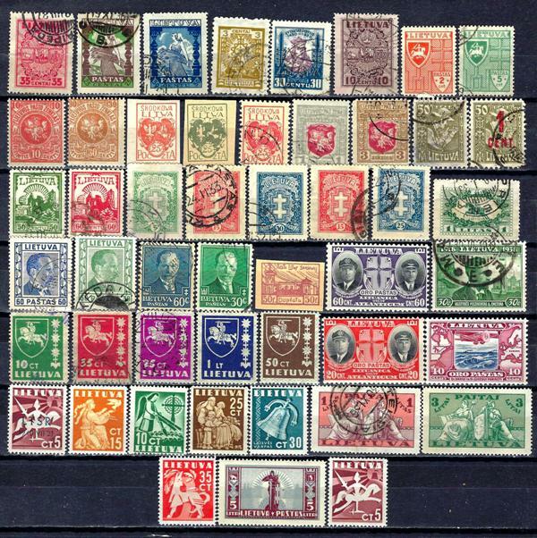 Lithuania Before 1940 (1) 50 Different Stamps