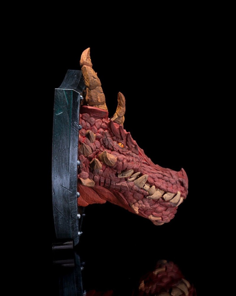 True Dragon Trophy Wallmount - 3D Printed