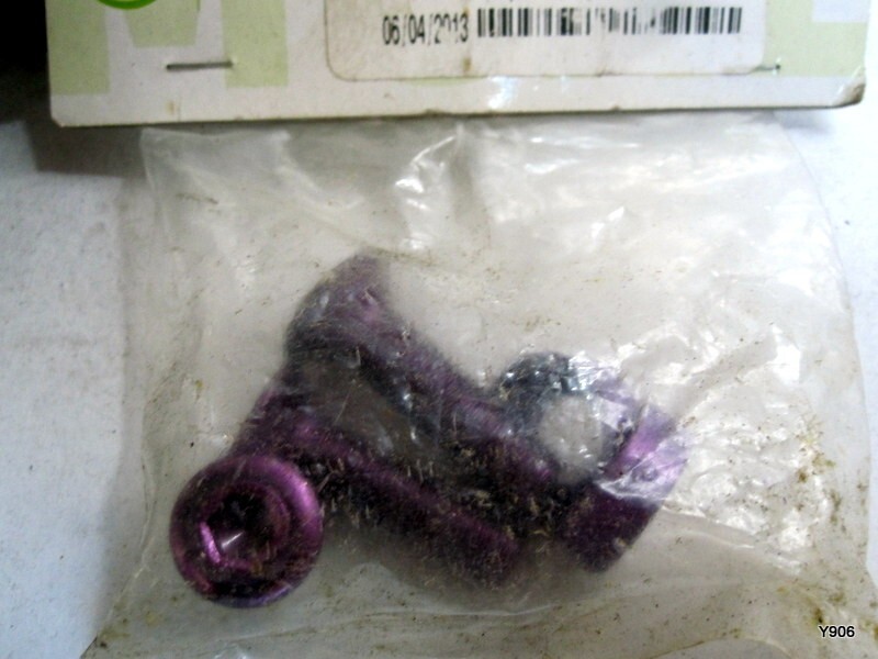 Macneil flush mount crank bolt kit Purple