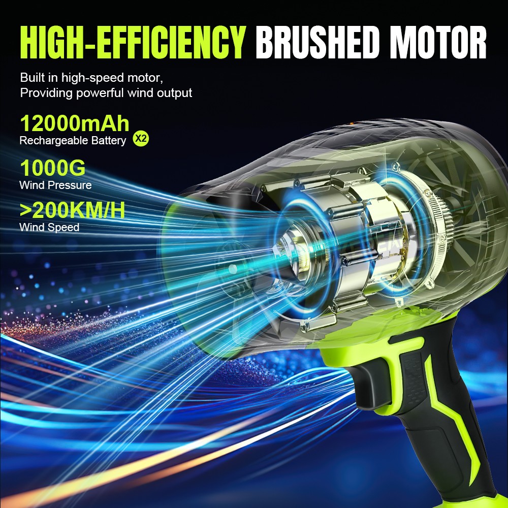 Jet Dry Mini Blower 38000RPM Air Blower Super Fan Turbo Battery Powered Portable