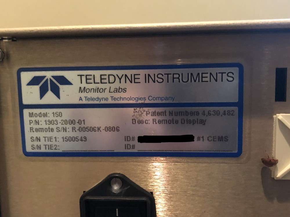 USED Teledyne Instruments Model 150 Enhanced Remote Display Panel 1903-2000-01