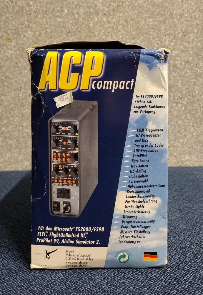 Aerosoft ACP Compact Game Avionics Panel