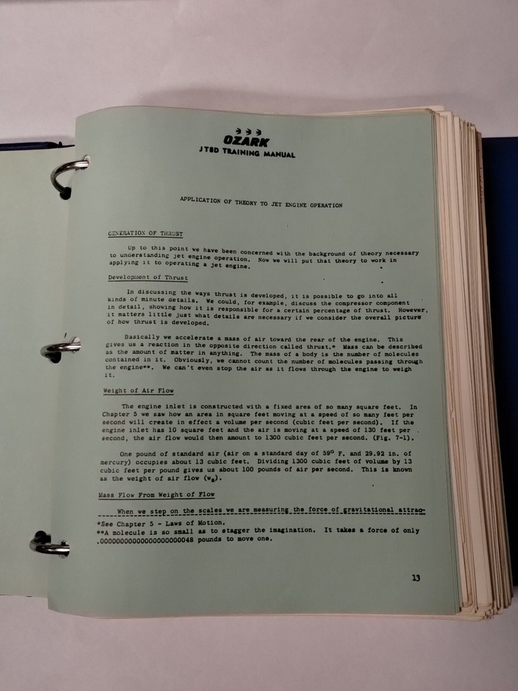 Douglas DC-9 JT8D Maintenance Training Manual for Technicians