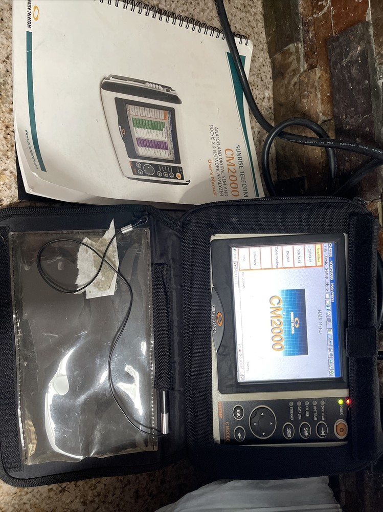 sunrise telecom cm2000 2.0