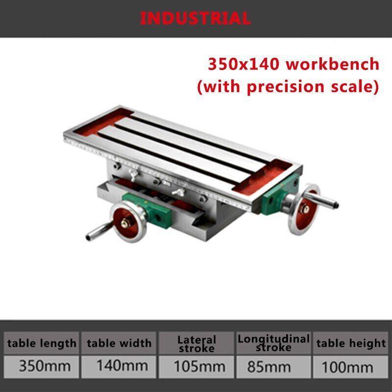 Cross Table Precision Manual Pallet Sliding Table Hand Crank Bench Drill Milling